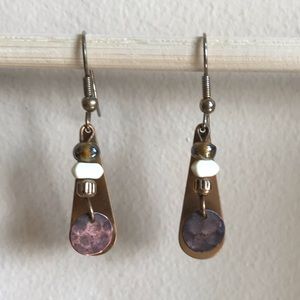 Brass & Copper Earrings